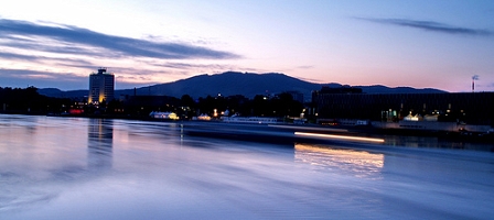 Donau in Abendstimmung